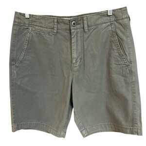 American Eagle Prep Cotton Chino Light Olive Green Shorts 9” Preowned S33